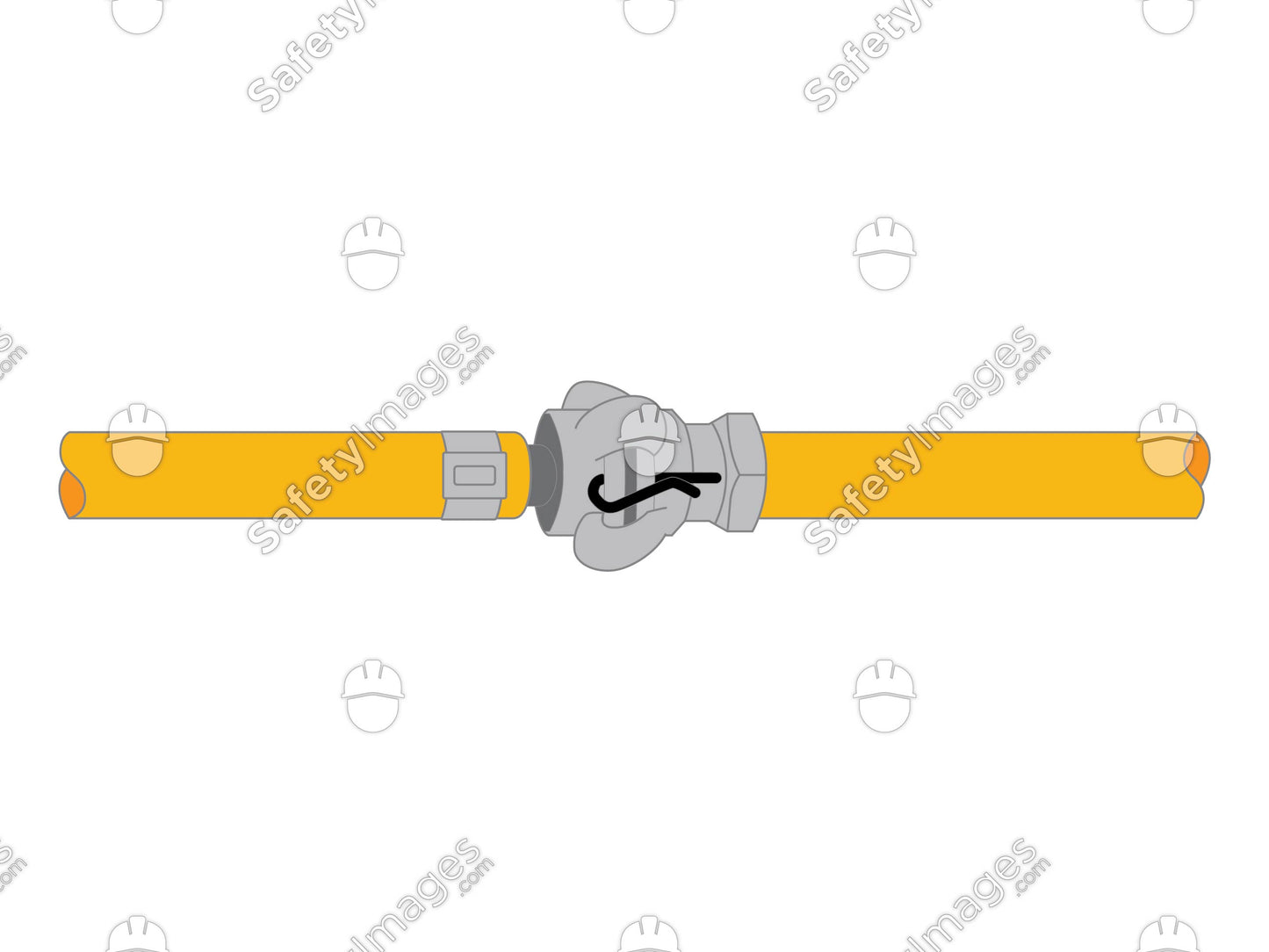 Chemical Hose with Pinned Coupling Fitting