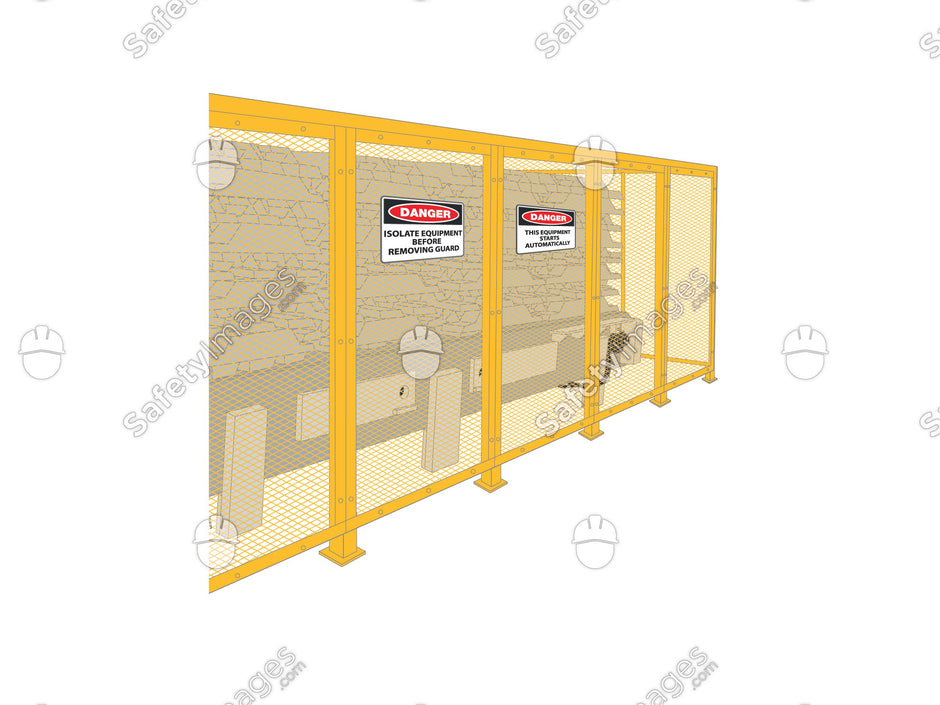 Warning Perimeter Protection Sign Signs – SafetyImages.com